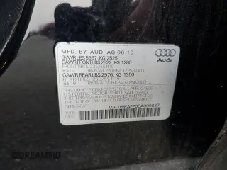 2011 Audi Q5 Prestige with VIN WA1WKAFP6BA009887, listed as a Copart auction lot 88650505 with 156,987 mi miles and Salvage title. Bid and sale history available at DreamBid. Image 15.
