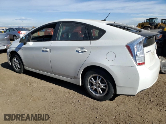 2011 Toyota Prius I with VIN JTDKN3DUXB5247640, listed as a Copart auction lot 53158365 with 149,696 mi miles and Salvage Title. Bid and sale history available at carsss.com. Image 2.