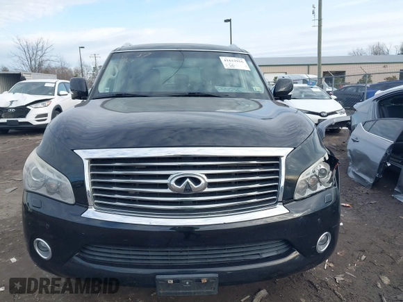 2013 Infiniti QX56 with VIN JN8AZ2NC8D9330158, listed as a IAAI auction lot 41612916 with 124,346 mi miles and . Bid and sale history available at DreamBid. Image 12.