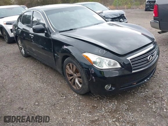 2012 Infiniti M with VIN JN1BY1AP5CM333975, listed as a IAAI auction lot 41701701 with 130,828 mi miles and . Bid and sale history available at DreamBid. Image 1.