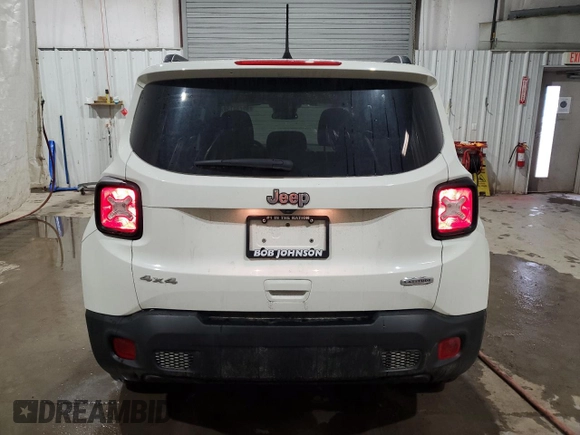 2020 Jeep Renegade Altitude with VIN ZACNJBBB4LPM02855, listed as a Copart auction lot 86715134 with 36,289 mi miles and Salvage title. Bid and sale history available at DreamBid. Image 6.