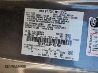 2014 Ford Mustang V6 with VIN 1ZVBP8AM3E5301910, listed as a Copart auction lot 56006345 with 163,880 mi miles and Salvage title. Bid and sale history available at DreamBid. Image 12.