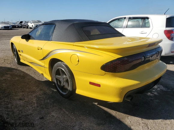 2002 Pontiac Firebird Trans Am with VIN 2G2FV32G522141787, listed as a Copart auction lot 77812874 with 0 mi miles and Non Repairable. Bid and sale history available at carsss.com. Image 2.