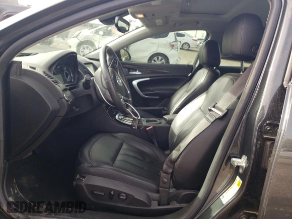 2017 Buick Regal Premium II with VIN 2G4GR5GX0H9130698, listed as a Copart auction lot 50827435 with 38,375 mi miles and Salvage Title. Bid and sale history available at carsss.com. Image 7.