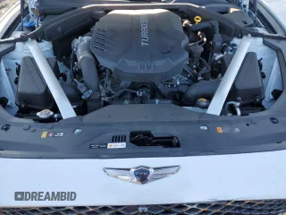 2023 Genesis G70 3.3T with VIN KMTG54TE4PU124582, listed as a Copart auction lot 82248474 with 16,644 mi miles and Salvage Title. Bid and sale history available at DreamBid. Image 11.