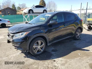 2021 Honda HR-V EX-L with VIN 3CZRU5H74MM719808, listed as a Copart auction lot 50609565 with 52,031 mi miles and Salvage Title. Bid and sale history available at carsss.com. Image 1.