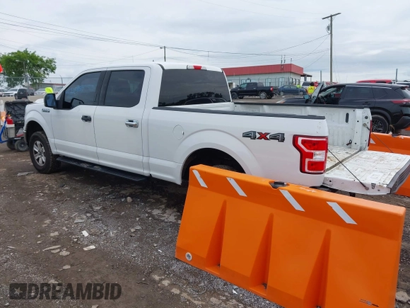 2018 Ford F-150 XL with VIN 1FTFW1E56JFA19198, listed as a IAAI auction lot 42537857 with 213,868 mi miles and . Bid and sale history available at DreamBid. Image 3.