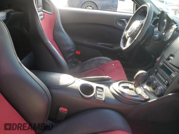 2015 Nissan 370Z with VIN JN1AZ4EH8FM441623, listed as a Copart auction lot 83181014 with 0 mi miles and Salvage Title. Bid and sale history available at carsss.com. Image 10.