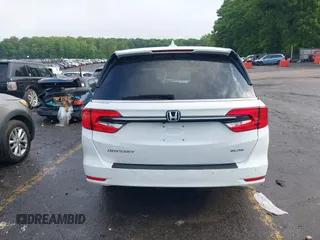 2022 Honda Odyssey Elite with VIN 5FNRL6H91NB040519, listed as a IAAI auction lot 41992662 with 34,001 mi miles and . Bid and sale history available at DreamBid. Image 16.