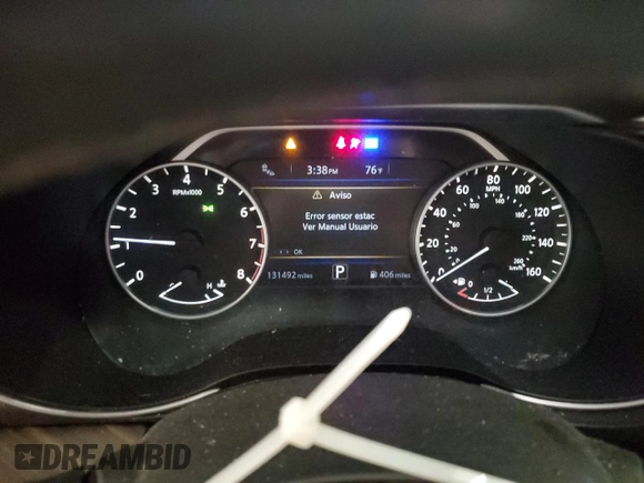 2016 Nissan Maxima SL with VIN 1N4AA6AP1GC448178, listed as a Copart auction lot 61583035 with 131,492 mi miles and Salvage title. Bid and sale history available at DreamBid. Image 9.