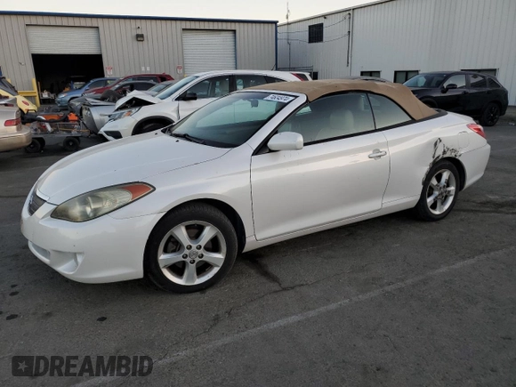 2004 Toyota Solara SE with VIN 4T1FA38P94U030618, listed as a Copart auction lot 74634974 with 166,795 mi miles and Salvage Title. Bid and sale history available at DreamBid. Image 1.
