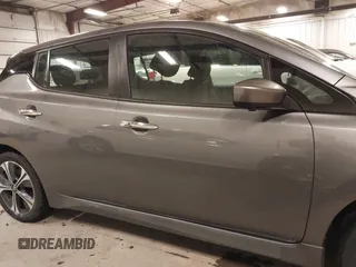2022 Nissan LEAF SV Plus with VIN 1N4BZ1CV0NC554971, listed as a IAAI auction lot 41348000 with 31,479 mi miles and . Bid and sale history available at DreamBid. Image 13.