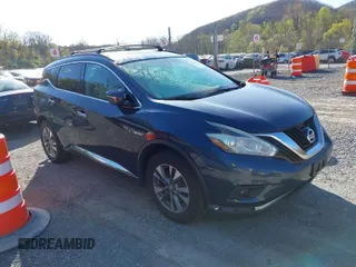 2015 Nissan Murano SV with VIN 5N1AZ2MH0FN270472, listed as a IAAI auction lot 41971525 with 167,410 mi miles. Bid and sale history available at carsss.com. Image 1.