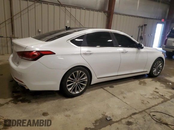 2017 Genesis G80 3.8L with VIN KMHGN4JE8HU203249, listed as a Copart auction lot 51466455 with 72,790 mi miles and Clean Title. Bid and sale history available at DreamBid. Image 3.