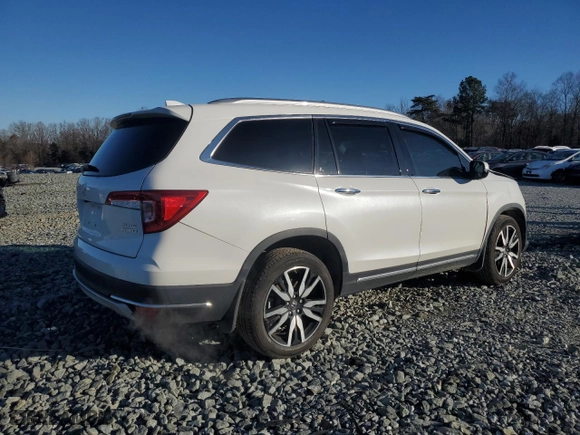 2021 Honda Pilot Elite with VIN 5FNYF6H08MB042061, listed as a Copart auction lot 89268765 with 65,199 mi miles and Salvage Title. Bid and sale history available at carsss.com. Image 3.