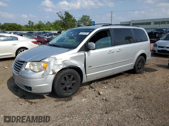 2008 Chrysler Town & Country Touring with VIN 2A8HR54P78R817277, listed as a Copart auction lot 60281205 with 141,380 mi miles and Salvage title. Bid and sale history available at DreamBid. Image 1.