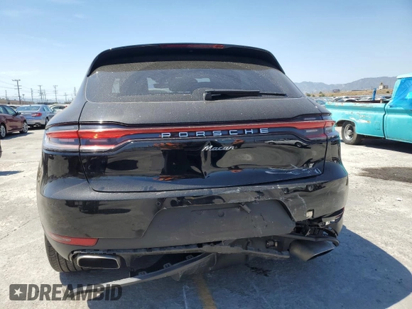 2021 Porsche Macan with VIN WP1AA2A51MLB01817, listed as a Copart auction lot 57911095 with 36,877 mi miles and Salvage title. Bid and sale history available at DreamBid. Image 6.