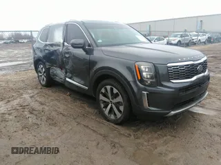 2021 Kia Telluride EX with VIN 5XYP3DHC4MG116989, listed as a IAAI auction lot 41282102 with 58,460 mi miles and . Bid and sale history available at DreamBid. Image 1.