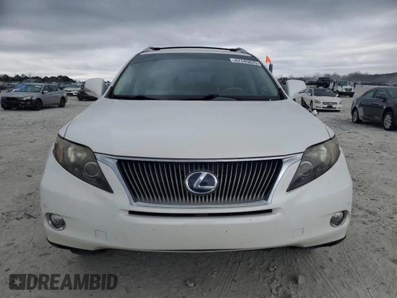 2012 Lexus RX 450h with VIN JTJZB1BA3C2408110, listed as a Copart auction lot 47745825 with 173,890 mi miles and Salvage title. Bid and sale history available at DreamBid. Image 5.