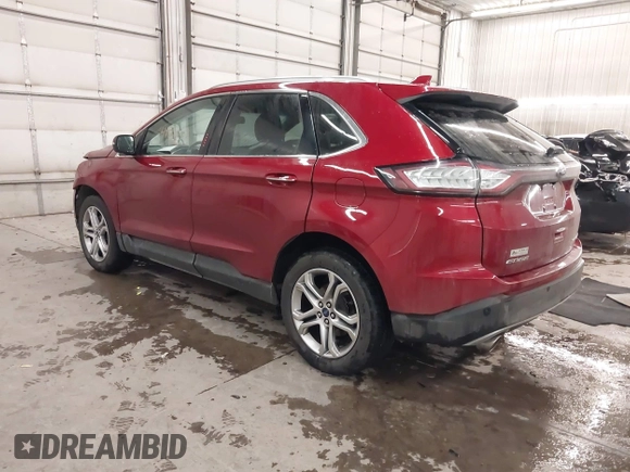 2016 Ford Edge Titanium with VIN 2FMPK4K85GBB23767, listed as a IAAI auction lot 41164217 with 134,212 mi miles and . Bid and sale history available at DreamBid. Image 3.
