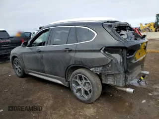2017 BMW X1 xDrive28i with VIN WBXHT3C37H5F87237, listed as a Copart auction lot 46151025 with 34,297 mi miles and Salvage Title. Bid and sale history available at carsss.com. Image 2.