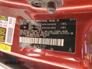 2015 Toyota Sienna Ltd with VIN 5TDDK3DCXFS101103, listed as a Copart auction lot 47593655 with 142,524 mi miles and Salvage Title. Bid and sale history available at carsss.com. Image 13.