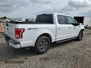 2017 Ford F-150 XL with VIN 1FTEW1CP5HKC11102, listed as a Copart auction lot 54764785 with 195,901 mi miles and Salvage title. Bid and sale history available at DreamBid. Image 3.