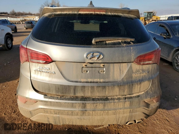2017 Hyundai Santa Fe Sport 2.0T with VIN 5NMZU4LA6HH040358, listed as a Copart auction lot 42325825 with 111,903 mi miles and Salvage Title. Bid and sale history available at carsss.com. Image 6.