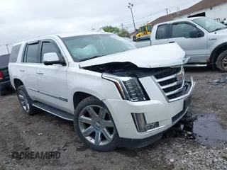 2019 Cadillac Escalade Luxury z VIN 1GYS4BKJ1KR301383, wystawiony jako IAAI lot #42205536 z przebiegiem 52 580 mil mil oraz . Historia ofert i sprzedaży dostępna na DreamBid. Obrazek 1.