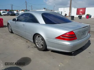 2001 Mercedes-Benz CL-Class with VIN WDBPJ75J91A015029, listed as a IAAI auction lot 41548689 with 100,822 mi miles. Bid and sale history available at carsss.com. Image 3.