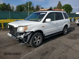 2008 Honda Pilot EX-L z VIN 5FNYF18568B051619, wystawiony jako Copart lot #59474175 z przebiegiem 155 959 mil mil oraz Szkoda całkowita • Salvage title. Historia ofert i sprzedaży dostępna na DreamBid. Obrazek 1.