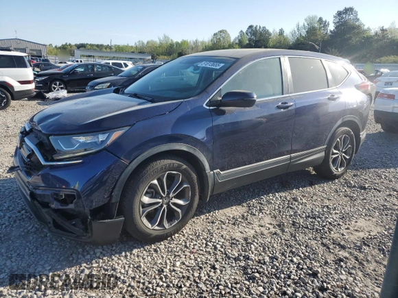 2020 Honda CR-V EX with VIN 5J6RW1H55LL006238, listed as a Copart auction lot 51813655 with 18,259 mi miles and Salvage Title. Bid and sale history available at carsss.com. Image 1.