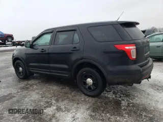 2014 Ford Utility Police Interceptor with VIN 1FM5K8AR5EGC38349, listed as a Copart auction lot 86513584 with 65,099 mi miles and Salvage Title. Bid and sale history available at carsss.com. Image 2.