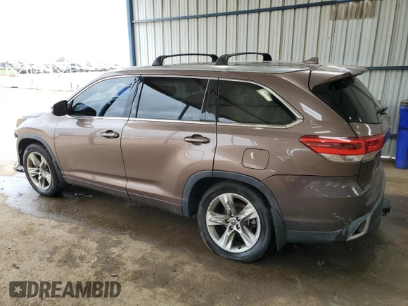 2017 Toyota Highlander Limited z VIN 5TDDZRFH7HS378768, wystawiony jako Copart lot #60698855 z przebiegiem 129 462 mil mil oraz Czysty tytuł • Clean title. Historia ofert i sprzedaży dostępna na DreamBid. Obrazek 2.