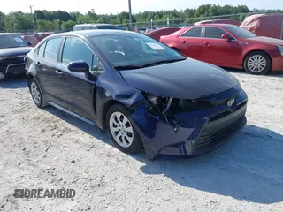 2024 Toyota Corolla LE with VIN 5YFB4MDE2RP144064, listed as a IAAI auction lot 42120756 with 33,034 mi miles. Bid and sale history available at carsss.com. Image 1.