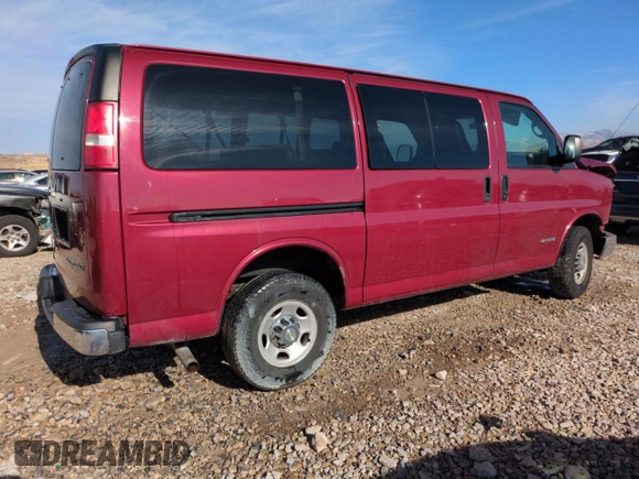 2006 Chevrolet Express Passenger с VIN 1GAHG35U361272100, выставлен на аукционе Copart как лот 80894584 с пробегом 195 675 миль миль и Списание • Salvage title. История ставок и продаж доступна на DreamBid. Изображение 3.
