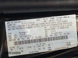 2016 Ford Focus S with VIN 1FADP3E23GL318945, listed as a IAAI auction lot 41640736 with 193,209 mi miles and . Bid and sale history available at carsss.com. Image 9.