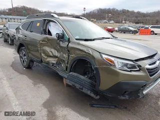 2021 Subaru Outback Touring with VIN 4S4BTAPCXM3168170, listed as a IAAI auction lot 41531798 with 0 mi miles. Bid and sale history available at carsss.com. Image 6.