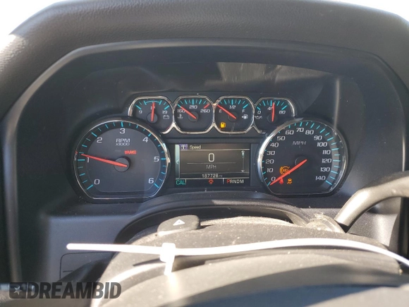 2015 Chevrolet Silverado 1500 LT with VIN 3GCUKREC3FG239890, listed as a Copart auction lot 85678074 with 187,728 mi miles and Salvage Title. Bid and sale history available at DreamBid. Image 9.