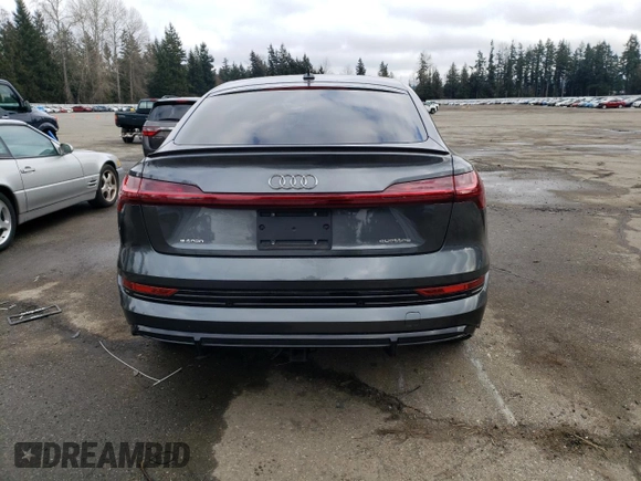2021 Audi e-tron Sportback Prestige z VIN WA13ABGE6MB037548, wystawiony jako Copart lot #45375615 z przebiegiem 39 095 mil mil oraz Szkoda całkowita • Salvage title. Historia ofert i sprzedaży dostępna na DreamBid. Obrazek 6.