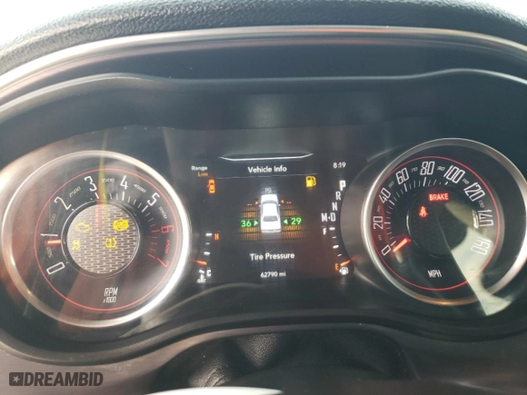 2018 Dodge Challenger R/T with VIN 2C3CDZBT1JH131176, listed as a Copart auction lot 44076815 with 62,790 mi miles and Clean Title. Bid and sale history available at carsss.com. Image 9.