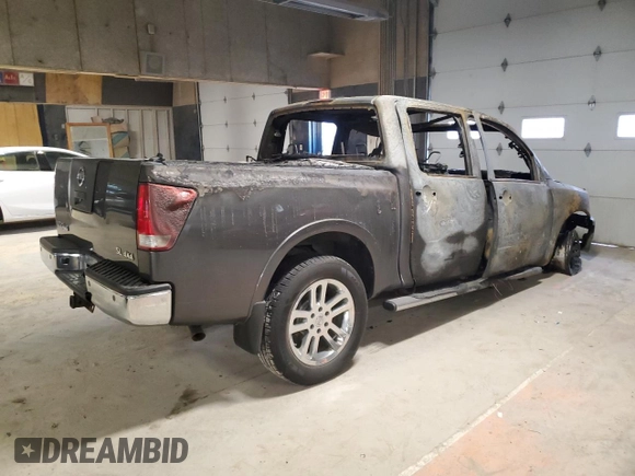 2012 Nissan Titan S with VIN 1N6AA0EC9CN318756, listed as a Copart auction lot 42170005 with Not Provided miles and Non Repairable. Bid and sale history available at carsss.com. Image 3.