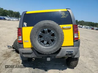 2006 Hummer H3 with VIN 5GTDN136968134789, listed as a Copart auction lot 72100094 with 184,161 mi miles and Salvage Title. Bid and sale history available at carsss.com. Image 6.