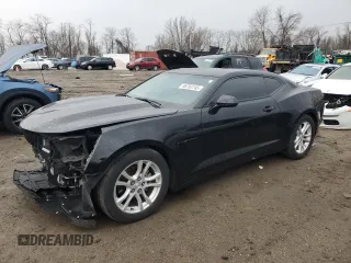 2019 Chevrolet Camaro 1LS with VIN 1G1FB1RXXK0135797, listed as a Copart auction lot 46783745 with 52,275 mi miles and Salvage Title. Bid and sale history available at carsss.com. Image 1.