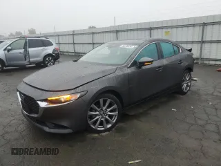 2020 Mazda 3 Preferred Package with VIN 3MZBPADL7LM135506, listed as a Copart auction lot 85570554 with 47,861 mi miles and Salvage Title. Bid and sale history available at carsss.com. Image 1.
