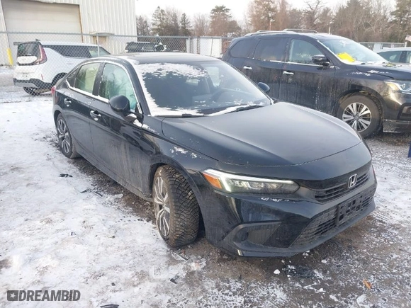 2022 Honda Civic Sedan EX with VIN JHMFE1F76NX002841, listed as a IAAI auction lot 41409713 with 38,556 mi miles. Bid and sale history available at carsss.com. Image 6.