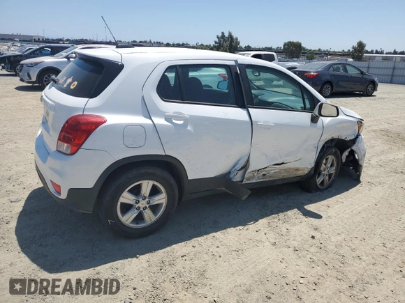 2020 Chevrolet Trax LS with VIN KL7CJKSB7LB065079, listed as a Copart auction lot 62301365 with 64,325 mi miles and Salvage title. Bid and sale history available at DreamBid. Image 3.