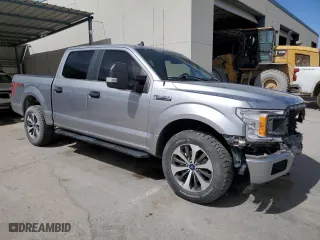2020 Ford F-150 XL with VIN 1FTEW1E55LKF37485, listed as a Copart auction lot 48966385 with 65,325 mi miles and Salvage Title. Bid and sale history available at carsss.com. Image 4.