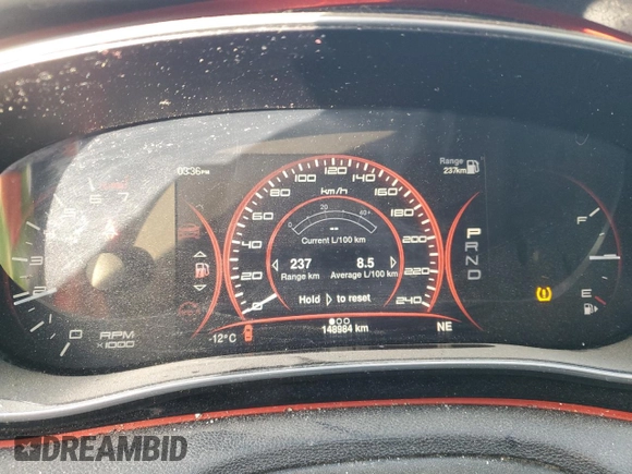 2014 Dodge Dart Aero with VIN 1C3CDFDH8ED696017, listed as a Copart auction lot 43477975 with 148,984 mi miles and Salvage Title. Bid and sale history available at carsss.com. Image 9.