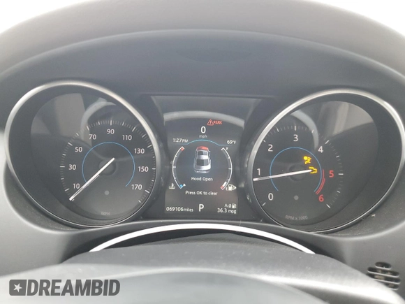 2018 Jaguar XE 20d Premium with VIN SAJAJ4FN6JCP18245, listed as a Copart auction lot 73033614 with 69,106 mi miles and Salvage Title. Bid and sale history available at carsss.com. Image 9.